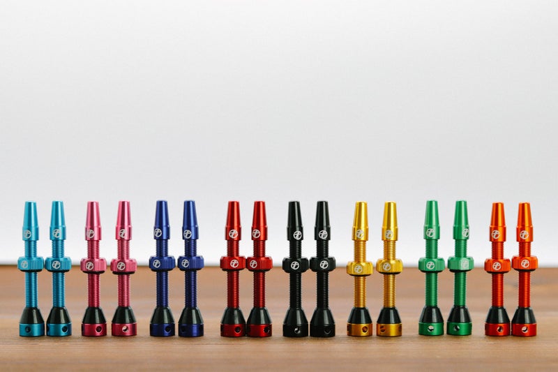 Thinvik Presta Tubeless Valve Stem 48mm,Super Light Alloy Presta Tubeless Valve Stem Kit for Tubeless Tires-2 Tubeless Valve Stem (with Aluminum Alloy Valve Cap) + Valve Core Removal Tool(Black) - Image 2